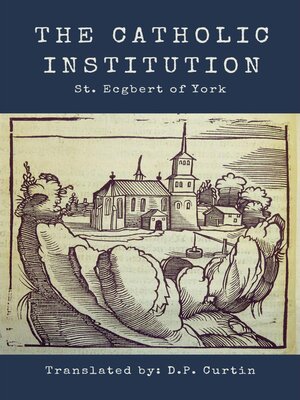 cover image of The Catholic Institution